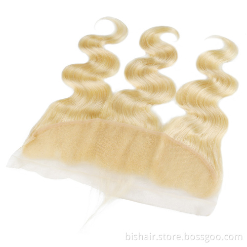Wholesale 613 Blonde Brazilian Natural Wave 100% Real human Hair Hair Unprocessed Body Wave Brazilian Real Hair Extension Offer
